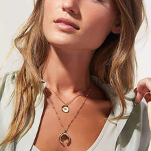 Load image into Gallery viewer, Crescent Pendant Necklace