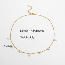 Load image into Gallery viewer, PEARL CHOKER NECKLACE