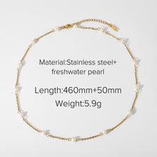 Load image into Gallery viewer, MULTI-PEARL CHOKER NECKLACE