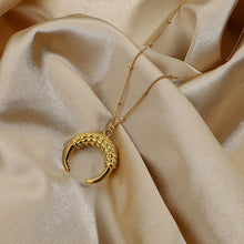 Load image into Gallery viewer, Crescent Pendant Necklace