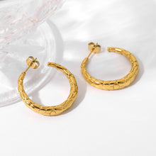 Load image into Gallery viewer, Semicircular Striped Earrings