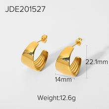 Load image into Gallery viewer, Semicircle Earrings