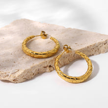 Load image into Gallery viewer, Semicircular Striped Earrings