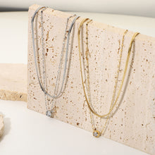 Load image into Gallery viewer, Zircon Layered Necklace