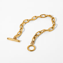Load image into Gallery viewer, OT Chain Necklace And Bracelet