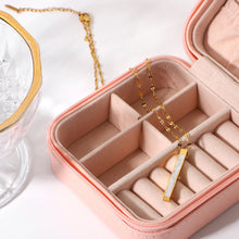 Load image into Gallery viewer, Rectangular Zircon Pendant Necklace