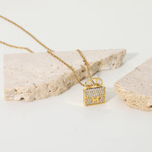 Load image into Gallery viewer, H-Shaped Bag Pendant Necklace
