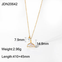 Load image into Gallery viewer, Fish Tail Pendant Necklace