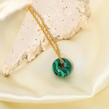 Load image into Gallery viewer, Emerald Pendant Necklace