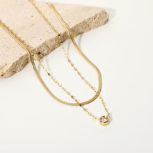 Load image into Gallery viewer, Zircon Layered Necklace