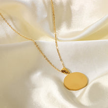 Load image into Gallery viewer, Zircon Moon Stone Pendant Necklace