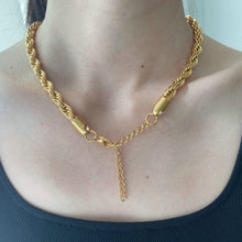 Load image into Gallery viewer, Gold Rope Necklace