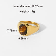 Load image into Gallery viewer, Gold Rings with Stone