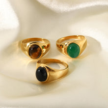 Load image into Gallery viewer, Gold Rings with Stone