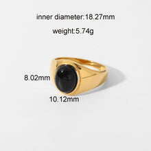 Load image into Gallery viewer, Gold Rings with Stone