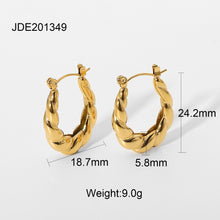 Load image into Gallery viewer, Twissted Pattern Earring