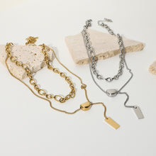 Load image into Gallery viewer, Metal Bean Necklace