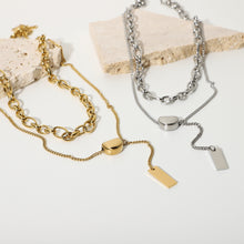 Load image into Gallery viewer, Metal Bean Necklace