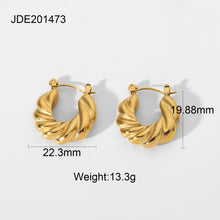 Load image into Gallery viewer, Twist Pattern  Earring
