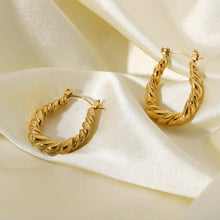 Load image into Gallery viewer, Twist Pattern  Earring