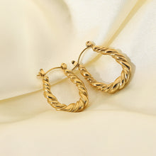 Load image into Gallery viewer, Twist Pattern  Earring