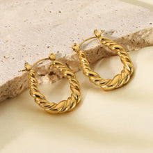Load image into Gallery viewer, Twist Pattern  Earring
