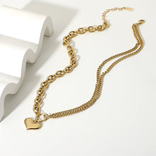 Load image into Gallery viewer, Heart Drop Necklace