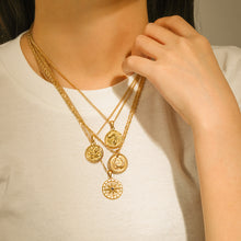 Load image into Gallery viewer, Round Drop Necklace