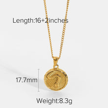 Load image into Gallery viewer, Round Drop Necklace