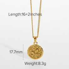 Load image into Gallery viewer, Round Drop Necklace