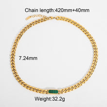 Load image into Gallery viewer, Colorful Pearl Decoration Gold Necklace