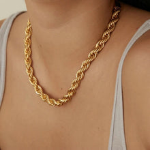 Load image into Gallery viewer, Gold Rope Necklace