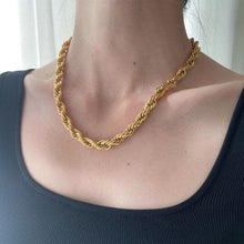 Load image into Gallery viewer, Gold Rope Necklace