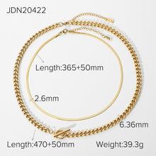 Load image into Gallery viewer, Double Chain Necklace