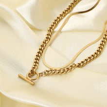 Load image into Gallery viewer, Double Chain Necklace