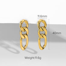 Load image into Gallery viewer, Chain Loops Earring