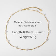 Load image into Gallery viewer, MULTI-PEARL CHOKER NECKLACE
