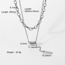 Load image into Gallery viewer, Metal Bean Necklace
